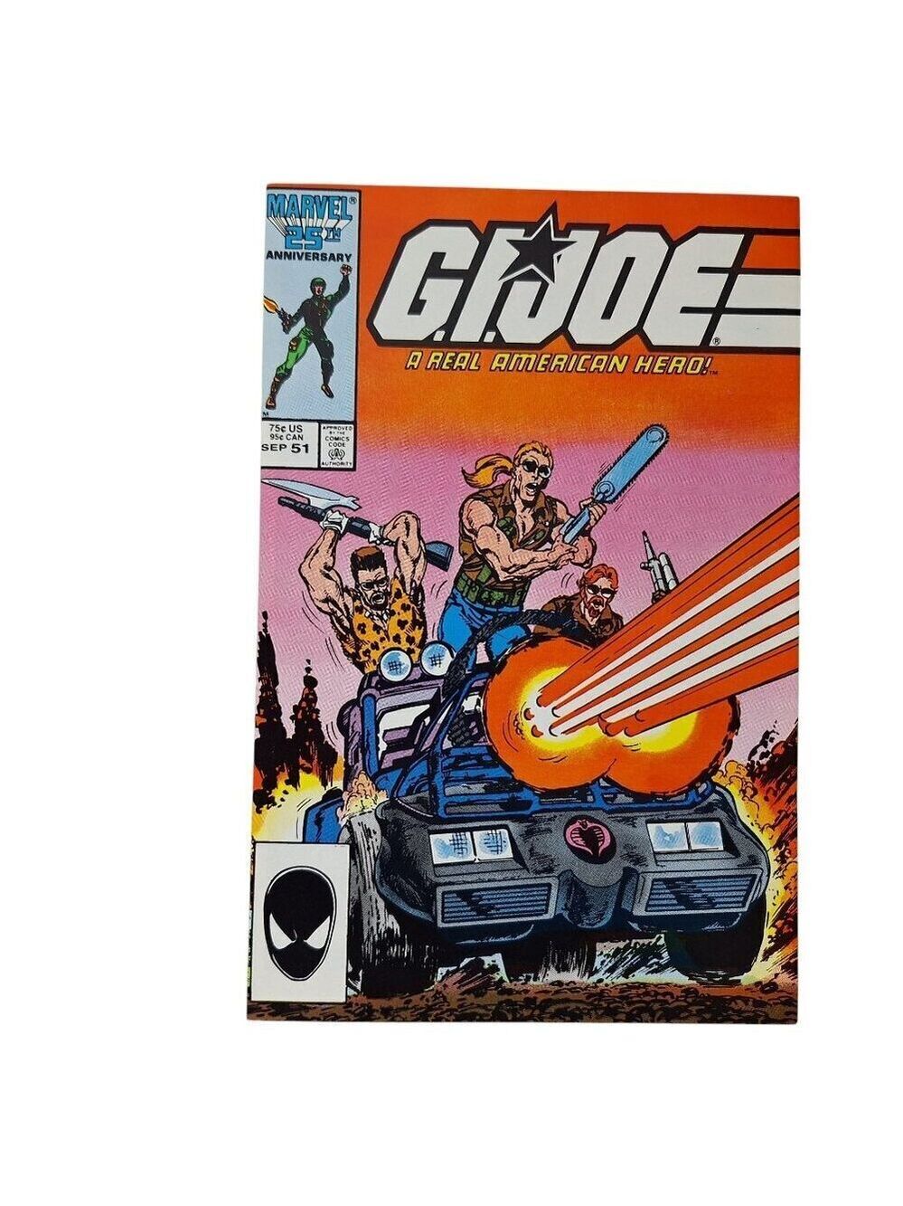 Marvel GI Joe A Real American Hero 51 1986 Comic Book